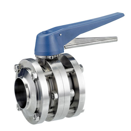 多位三片式焊接蝶阀